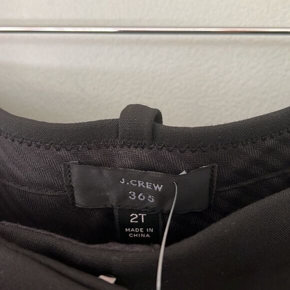 J. Crew Peyton High Rise Wide Leg Pant Four Season BLACK NWT - Picture 6 of 6